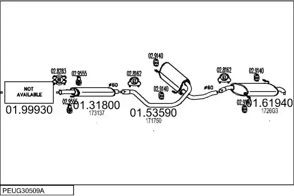 MTS PEUG30509A003757