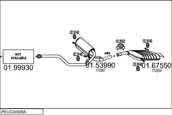 MTS PEUG34509A002457