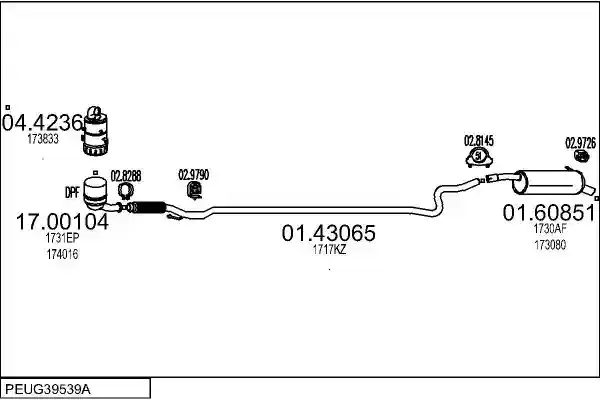 MTS PEUG39539A033231