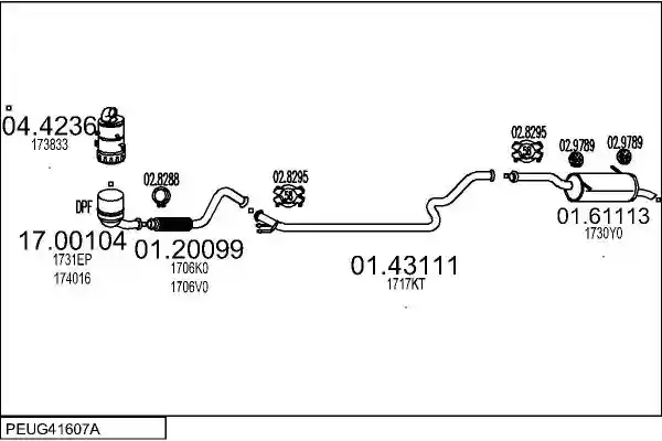 MTS PEUG41607A129078