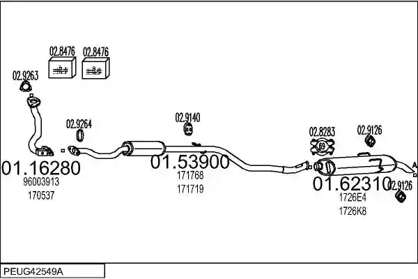 MTS PEUG42549A002463