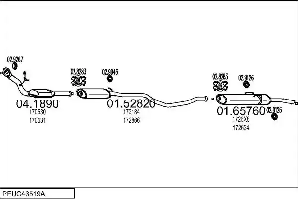 MTS PEUG43519A002395