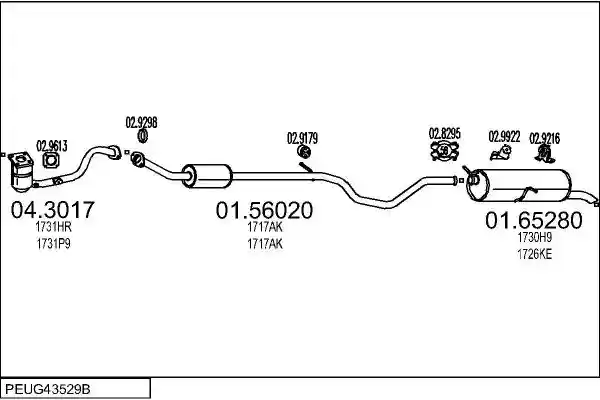 MTS PEUG43529B015901