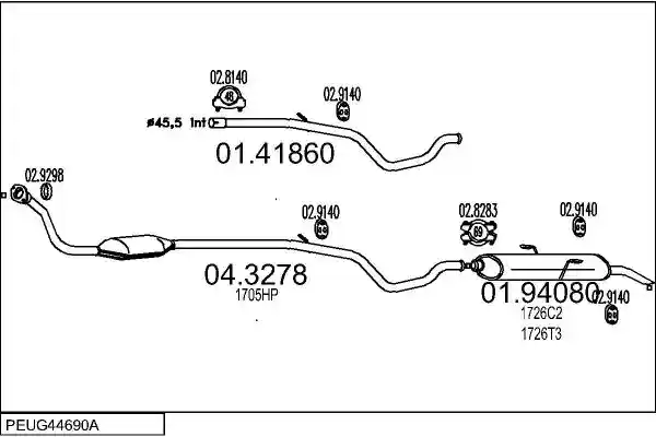 MTS PEUG44690A011424