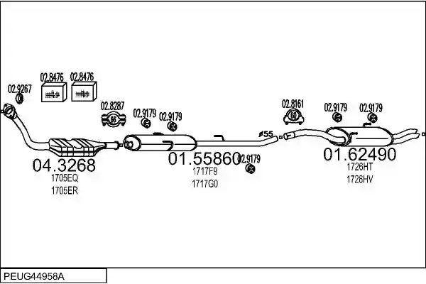 MTS PEUG44958A020470