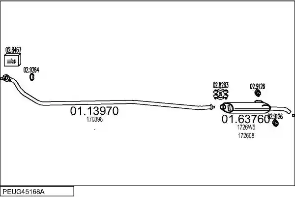 MTS PEUG45168A132711