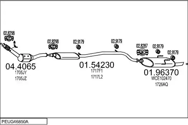 MTS PEUG46850A016259