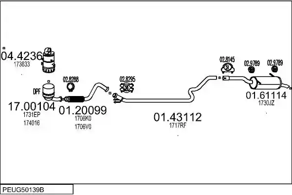 MTS PEUG50139B024538