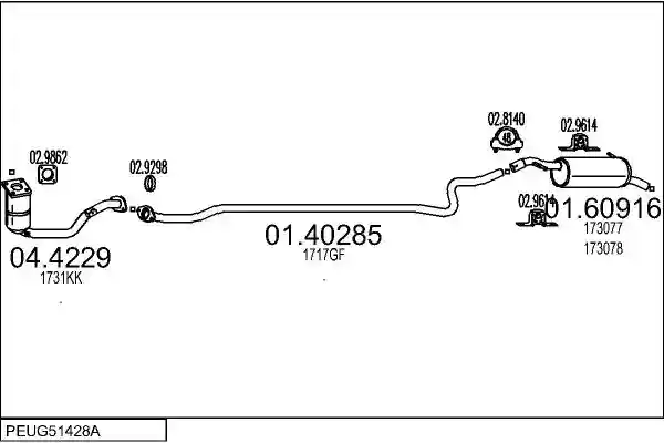 MTS PEUG51428A132551
