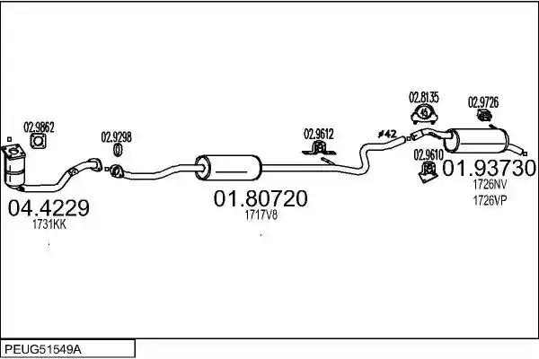 MTS PEUG51549A018993