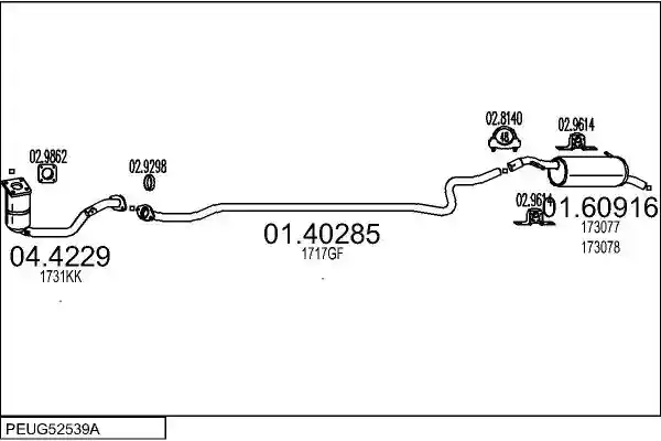 MTS PEUG52539A058565