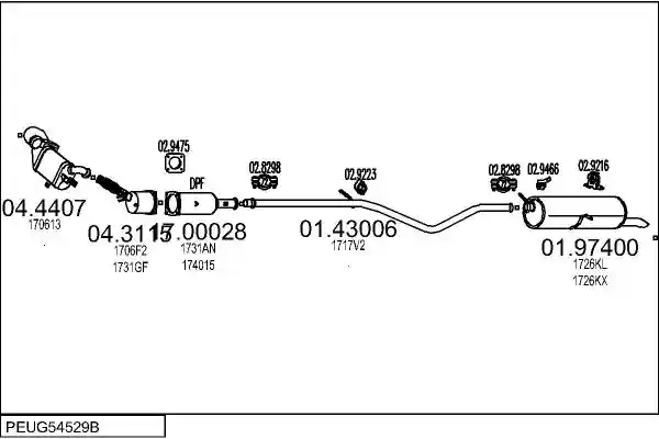 MTS PEUG54529B017843
