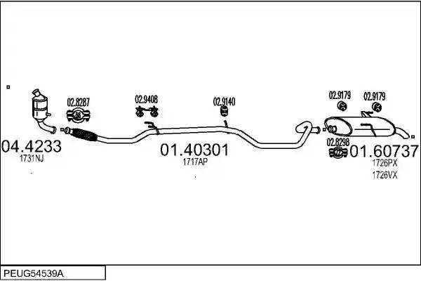 MTS PEUG54539A018107