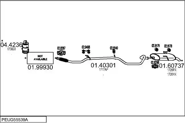 MTS PEUG55539A018107