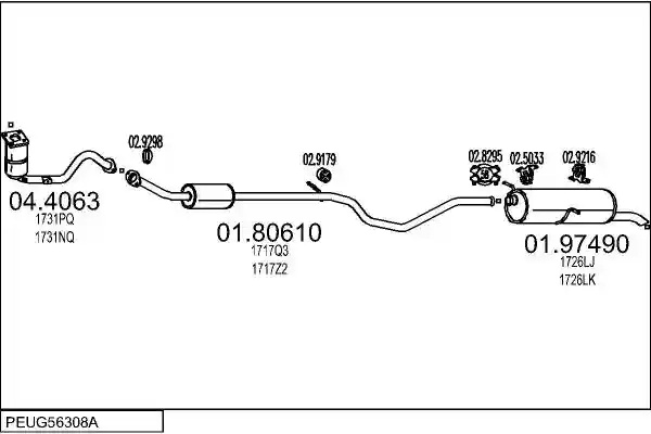MTS PEUG56308A027592