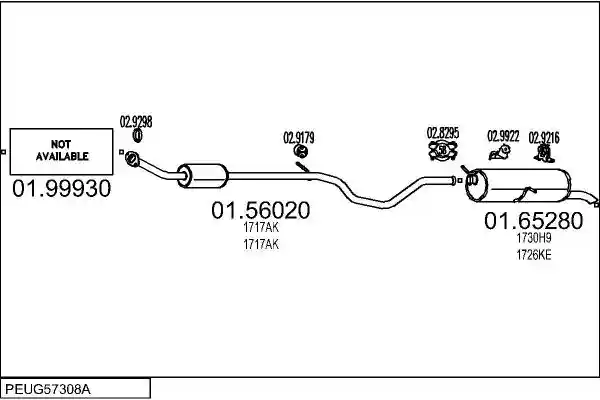 MTS PEUG57308A005975