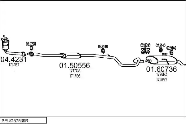 MTS PEUG57539B016676