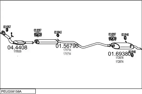 MTS PEUG58158A002409