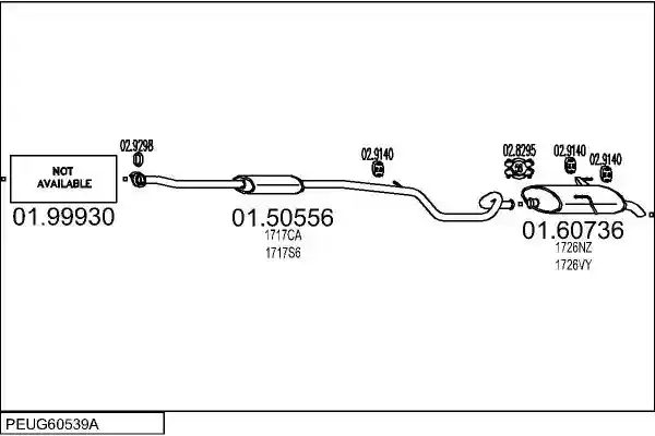 MTS PEUG60539A016675