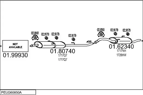 MTS PEUG60850A015814