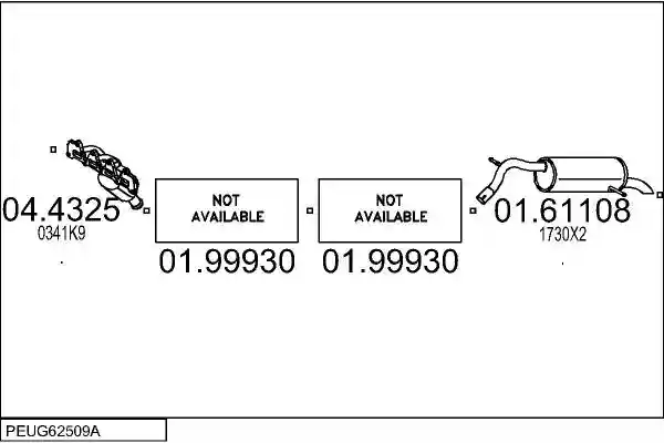 MTS PEUG62509A018998
