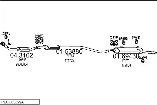 MTS PEUG63529A003731