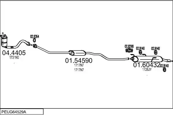 MTS PEUG64529A015556