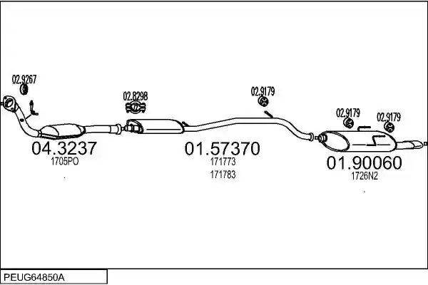 MTS PEUG64850A005627