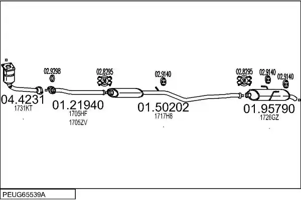 MTS PEUG65539A015704