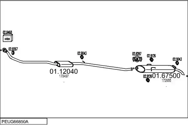 MTS PEUG66850A012619