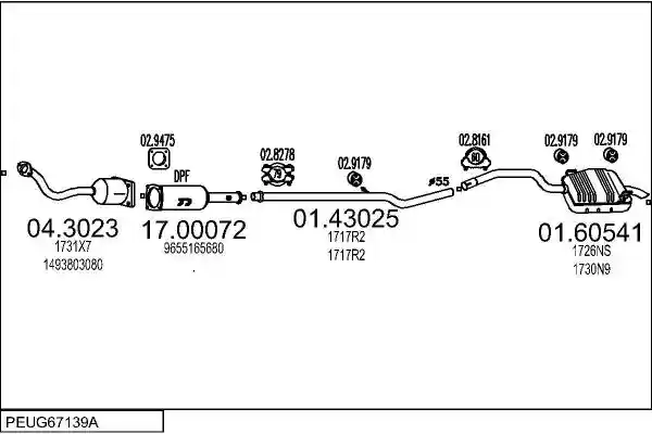 MTS PEUG67139A028828