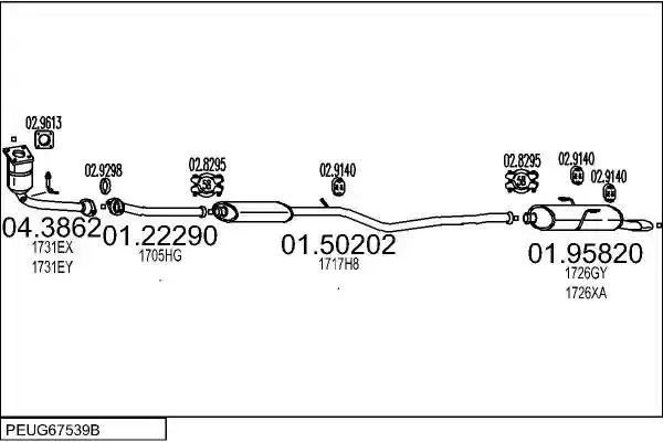 MTS PEUG67539B015704