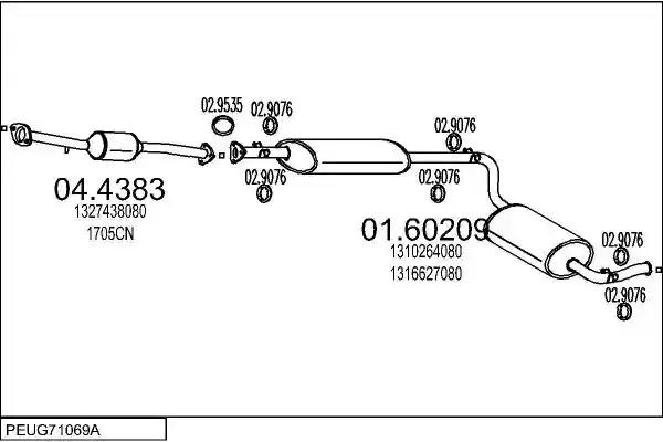 MTS PEUG71069A007962