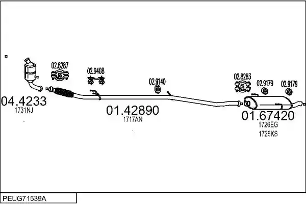 MTS PEUG71539A018106
