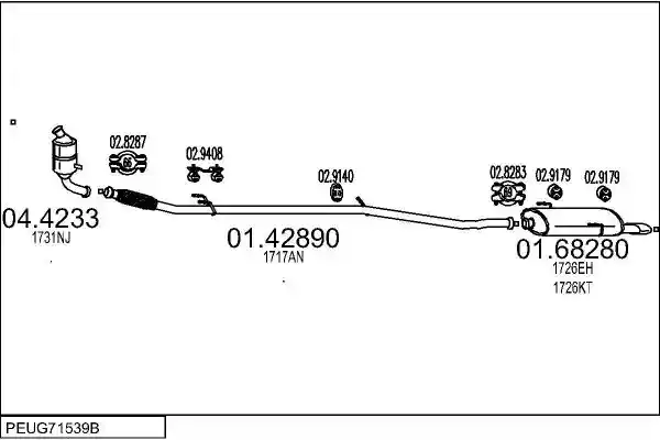 MTS PEUG71539B018106