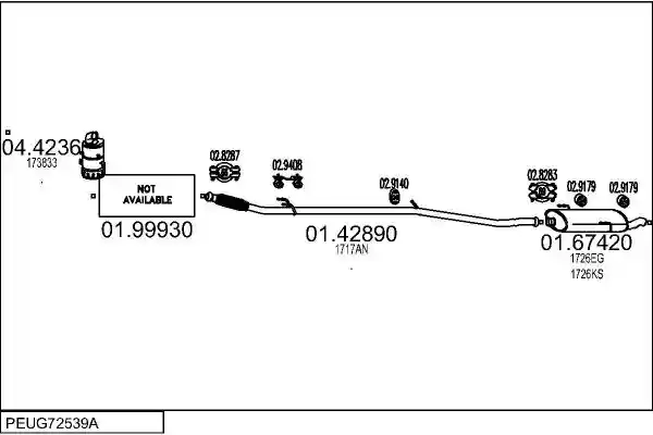 MTS PEUG72539A018106