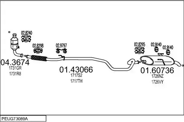 MTS PEUG73089A016678
