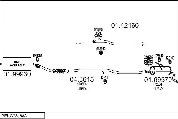 MTS PEUG73168A021448