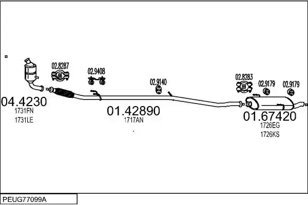 MTS PEUG77099A033839