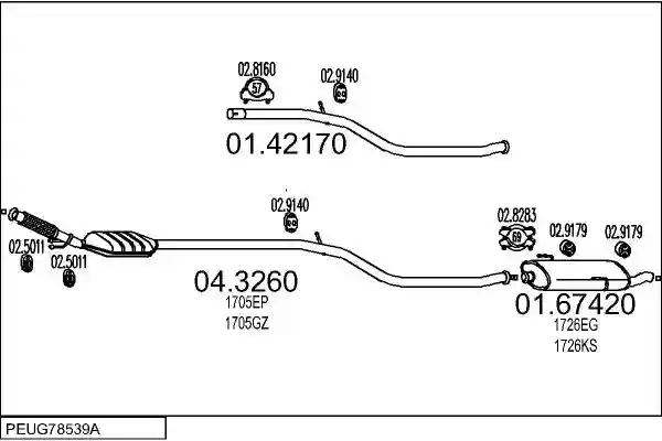 MTS PEUG78539A014160