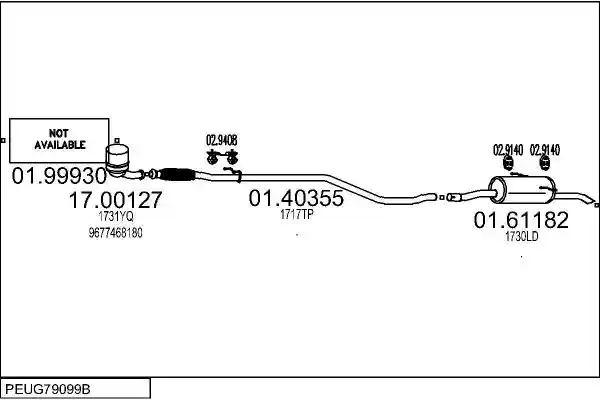 MTS PEUG79099B033839