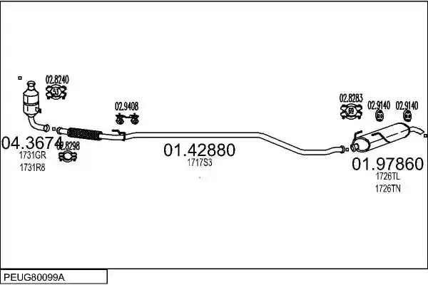 MTS PEUG80099A033839