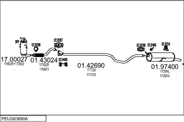 MTS PEUG83690A017989
