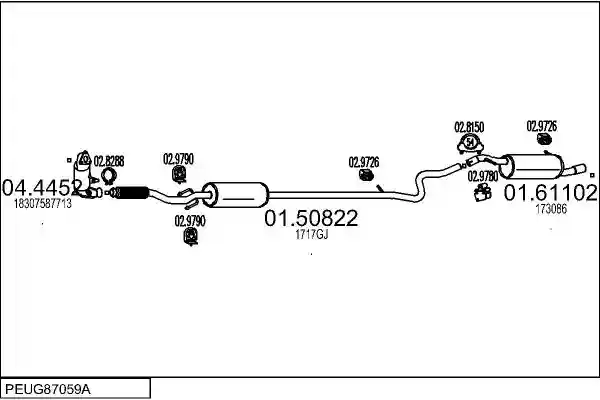 MTS PEUG87059A033263