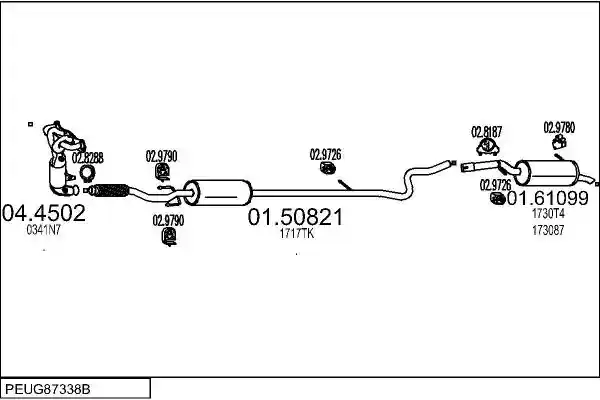 MTS PEUG87338B057719