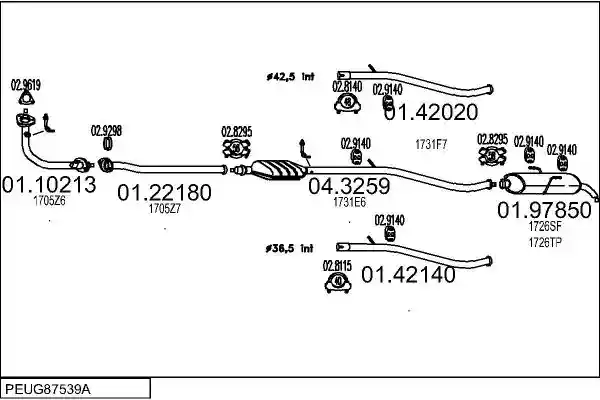 MTS PEUG87539A009466