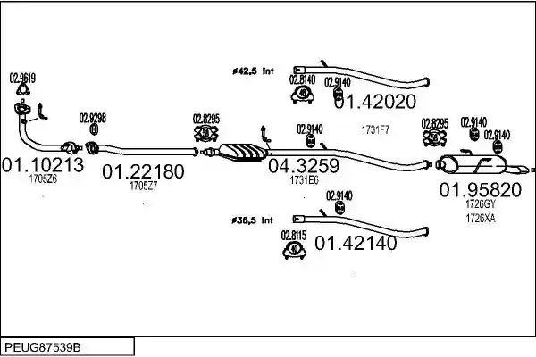 MTS PEUG87539B009466