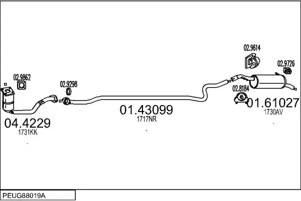 MTS PEUG88019A013008
