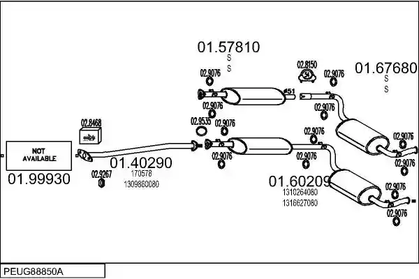 MTS PEUG88850A011087