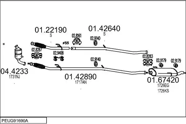 MTS PEUG91690A018106